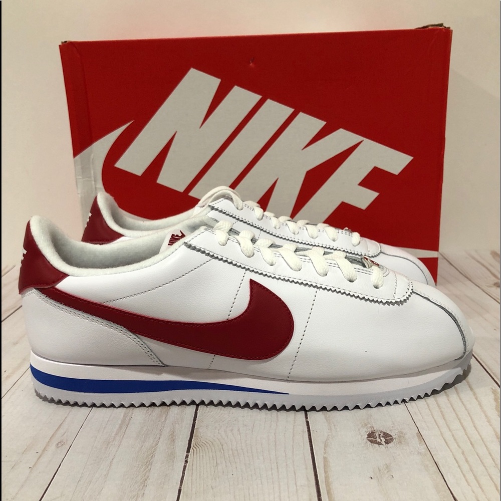 🚨SOLD🚨NIB NIKE CORTEZ BASIC LEATHER OG "FORREST GUMP"
